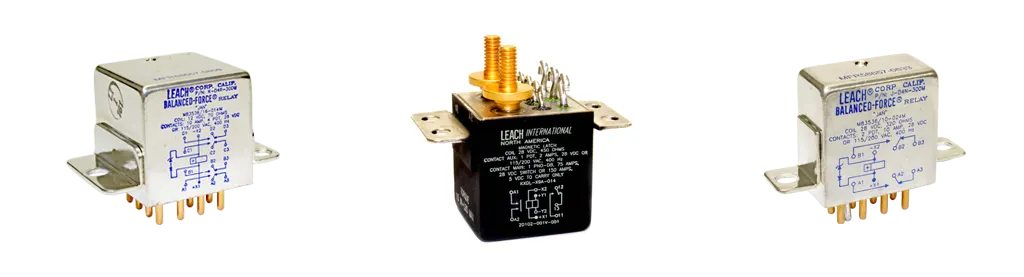Leach manufactures relays for mil/aero applications.