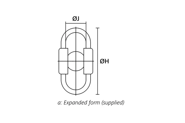 Technical drawing showing the expanded supplied top view of a top entry heat shrink connector cover for Min-D connectors