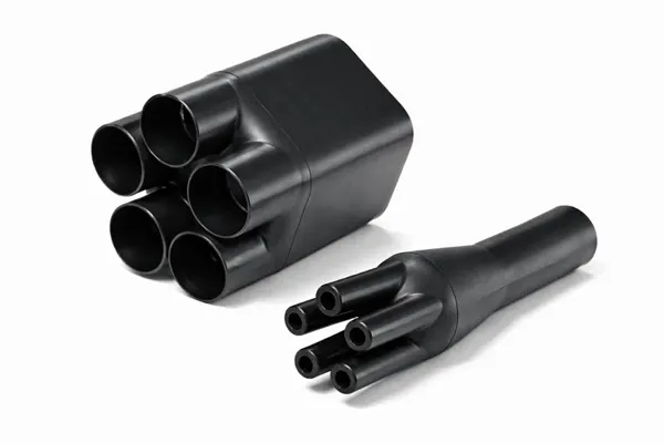 Helashrink 500 5-way outlet breakout boot for insulating and sealing cable crotch systems