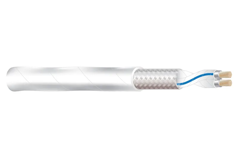 M27500 SA shielded cable with PTFE jacket and M22759/7 components